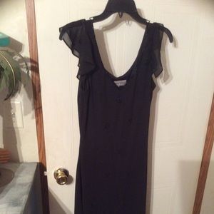 Alfredo Venini small black sequined dress